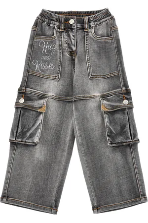 MONNALISA Jeans denim cargo