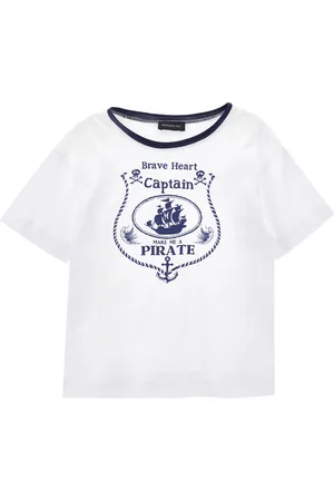 MONNALISA T-shirt jersey stampa stemma