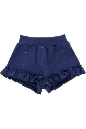 MONNALISA Shorts felpa con borchiette