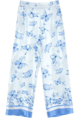 MONNALISA Pantaloni rasetto farfalle