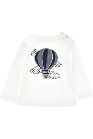 MONNALISA T-shirt girocollo con mongolfiera