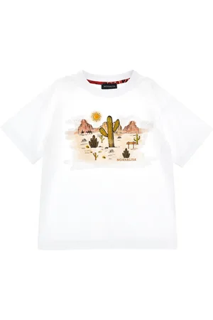 MONNALISA T-shirt jersey con stampa rodeo