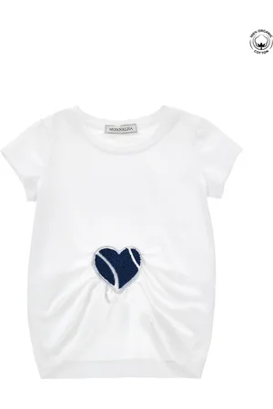 MONNALISA T-shirt cotone con cuore