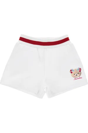MONNALISA Shorts teddy felpa cotone