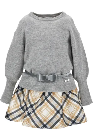 MONNALISA Abito mikado tartan