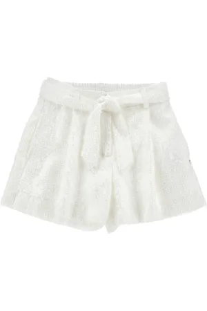 MONNALISA Shorts georgette ricamato