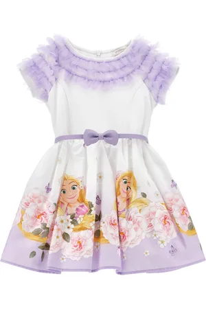 MONNALISA Abito popeline tulle Rapunzel