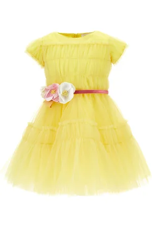 MONNALISA Abito tulle increspato