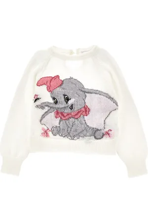 MONNALISA Pull lana merino Dumbo a intarsio