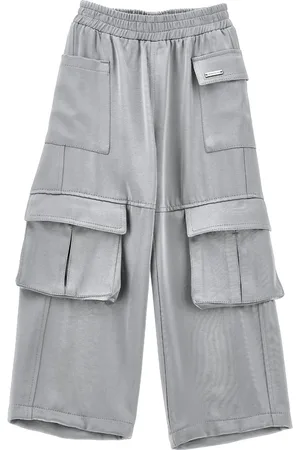 MONNALISA Pantaloni cargo raso chic