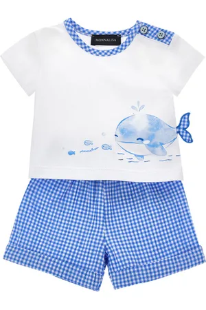 MONNALISA Completo due pezzi jersey cotone