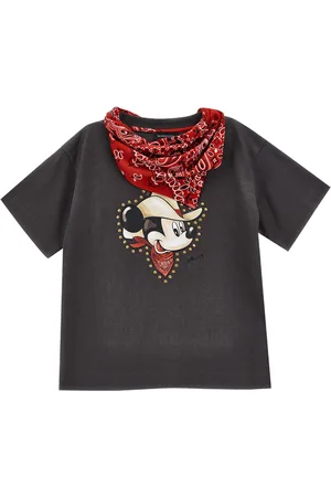 MONNALISA T-shirt jersey Mickey con bandana