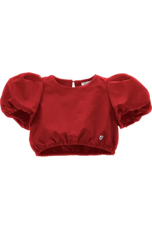 MONNALISA Top duchesse cropped