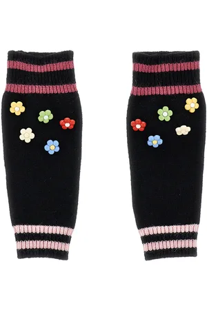 MONNALISA Scaldamuscoli lana soft con fiori