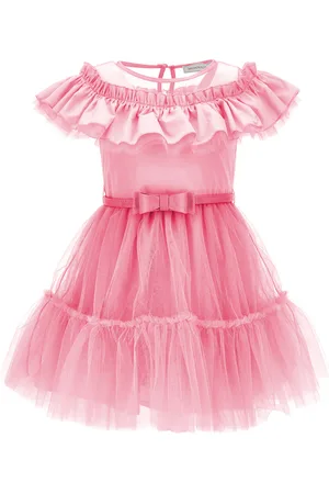 MONNALISA Abito tulle con volant