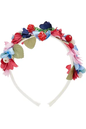 MONNALISA Cerchietto raso con ciliegie paillettes