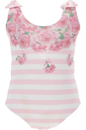 MONNALISA Costume mare intero fiocchi