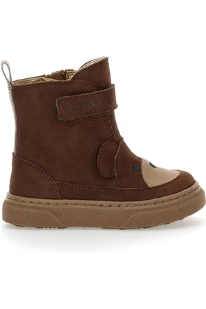 MONNALISA Boots nabuk con interni montone