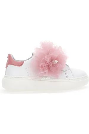 MONNALISA Sneakers nappa e tulle