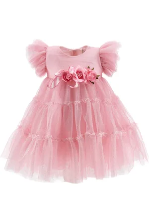 MONNALISA Abito tulle glitter