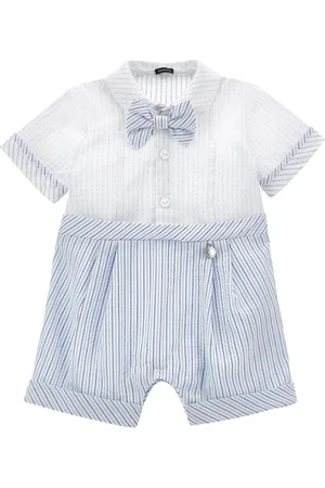 MONNALISA Tutina riga con papillon