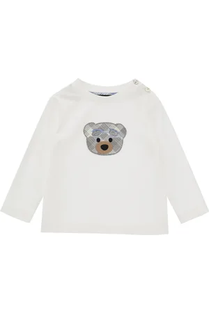 MONNALISA T-shirt jersey con orsetto check