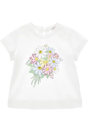 MONNALISA T-shirt jersey stampa mazzolino