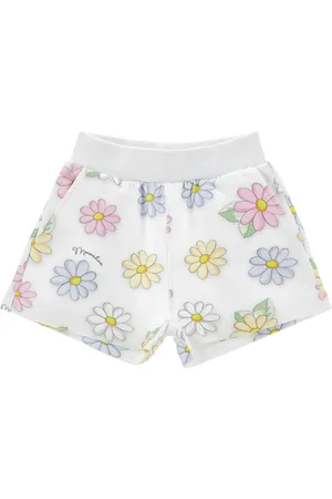 MONNALISA Shorts felpa con margherite