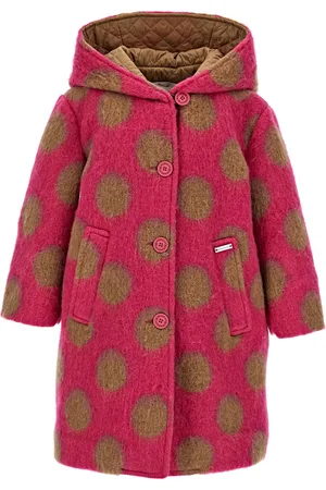 MONNALISA Cappotto lana cotta pois