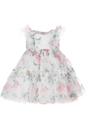 MONNALISA Abito tulle floreale