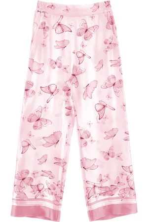 MONNALISA Pantaloni rasetto farfalle