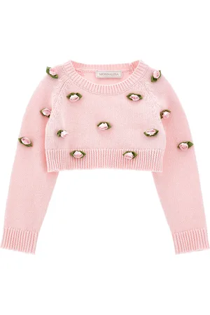 MONNALISA Pull cotone roselline