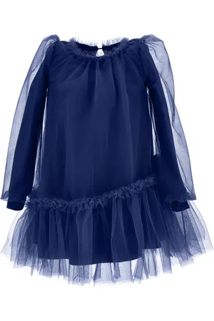 MONNALISA Abito tulle con maniche blusanti