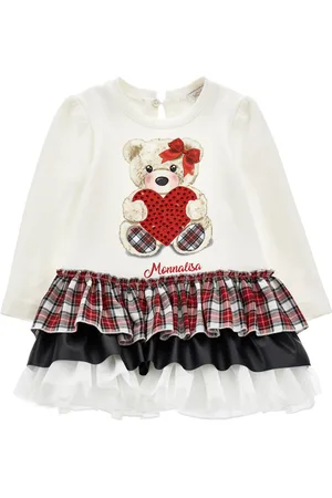 MONNALISA Abito punto Milano maxi teddy