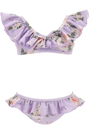 MONNALISA Costume due pezzi fiorellini