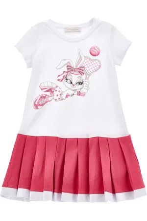 MONNALISA Abito bicolor stampa glam