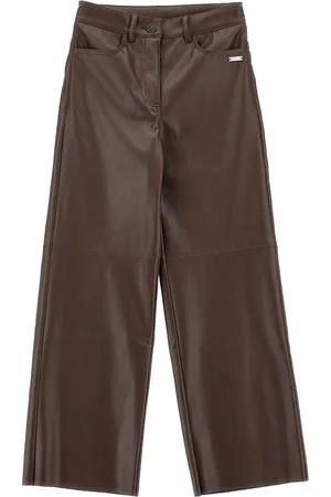 MONNALISA Pantaloni tessuto spalmato stretch