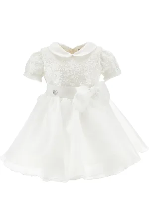 MONNALISA Abito organza e paillettes