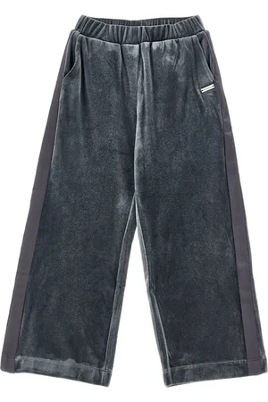 MONNALISA Pantaloni palazzo ciniglia