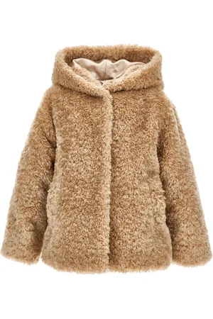MONNALISA Giacca peluche con cappuccio
