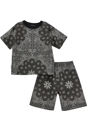 MONNALISA Completo popeline due pezzi paisley