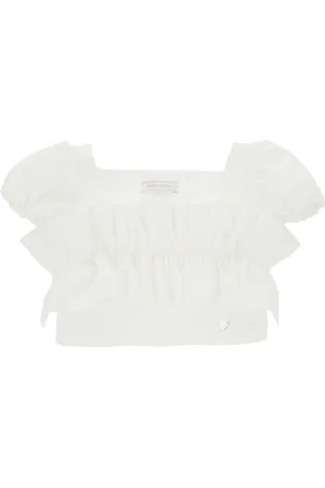 MONNALISA Top cropped jersey