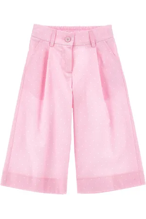 MONNALISA Pantaloni popeline cropped