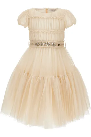 MONNALISA Abito tulle glitter
