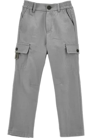 MONNALISA Pantaloni flanella tasche cargo