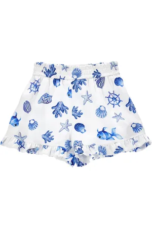 MONNALISA Shorts rasetto stampa marine