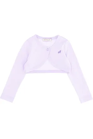 MONNALISA Cardigan rasato cr??pe