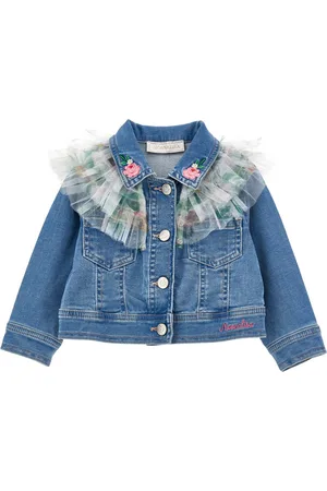 MONNALISA Giacchino denim con galette