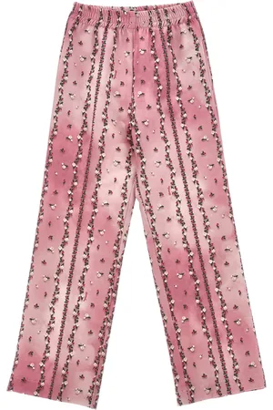 MONNALISA Pantaloni palazzo a fiori