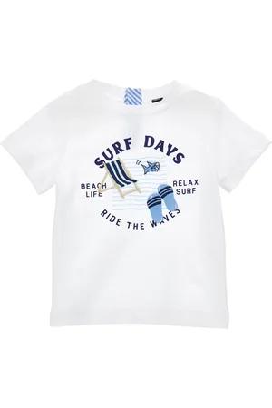 MONNALISA T-shirt cotone stampa surf